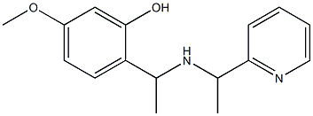 5-methoxy-2-(1-{[1-(pyridin-2-yl)ethyl]amino}ethyl)phenol