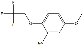 5-methoxy-2-(2,2,2-trifluoroethoxy)aniline Struktur