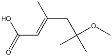 5-methoxy-3,5-dimethylhex-2-enoic acid