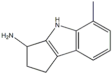 5-methyl-1H,2H,3H,4H-cyclopenta[b]indol-3-amine,,结构式