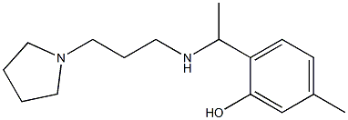  5-methyl-2-(1-{[3-(pyrrolidin-1-yl)propyl]amino}ethyl)phenol