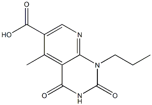 5-methyl-2,4-dioxo-1-propyl-1H,2H,3H,4H-pyrido[2,3-d]pyrimidine-6-carboxylic acid Structure