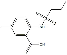  5-methyl-2-[(propylsulfonyl)amino]benzoic acid