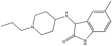 5-methyl-3-[(1-propylpiperidin-4-yl)amino]-2,3-dihydro-1H-indol-2-one