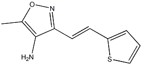 5-methyl-3-[(E)-2-thien-2-ylvinyl]isoxazol-4-amine