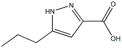 5-propyl-1H-pyrazole-3-carboxylic acid 结构式