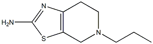 5-propyl-4,5,6,7-tetrahydro[1,3]thiazolo[5,4-c]pyridin-2-amine Structure