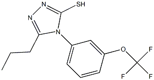 5-propyl-4-[3-(trifluoromethoxy)phenyl]-4H-1,2,4-triazole-3-thiol