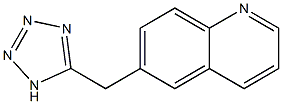 6-(1H-1,2,3,4-tetrazol-5-ylmethyl)quinoline Structure