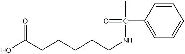 6-(1-phenylacetamido)hexanoic acid 结构式