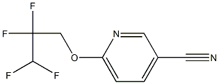 6-(2,2,3,3-tetrafluoropropoxy)pyridine-3-carbonitrile 化学構造式