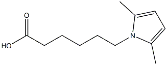 6-(2,5-dimethyl-1H-pyrrol-1-yl)hexanoic acid Structure