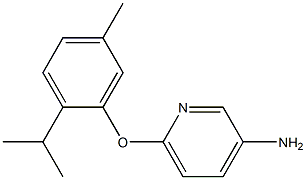 6-(2-isopropyl-5-methylphenoxy)pyridin-3-amine Struktur