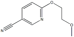 6-(2-methoxyethoxy)nicotinonitrile 结构式