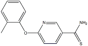 6-(2-methylphenoxy)pyridine-3-carbothioamide