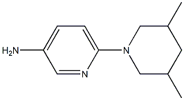 6-(3,5-dimethylpiperidin-1-yl)pyridin-3-amine Struktur