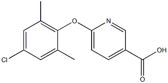 6-(4-chloro-2,6-dimethylphenoxy)pyridine-3-carboxylic acid