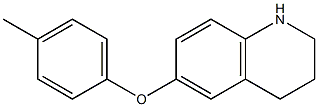 6-(4-methylphenoxy)-1,2,3,4-tetrahydroquinoline Struktur