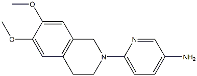 6-(6,7-dimethoxy-1,2,3,4-tetrahydroisoquinolin-2-yl)pyridin-3-amine|