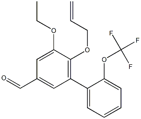 6-(allyloxy)-5-ethoxy-2'-(trifluoromethoxy)-1,1'-biphenyl-3-carbaldehyde