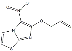 6-(allyloxy)-5-nitroimidazo[2,1-b][1,3]thiazole,,结构式