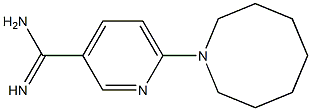 6-(azocan-1-yl)pyridine-3-carboximidamide,,结构式