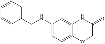 6-(benzylamino)-3,4-dihydro-2H-1,4-benzoxazin-3-one