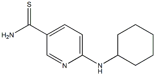  6-(cyclohexylamino)pyridine-3-carbothioamide