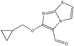 6-(cyclopropylmethoxy)imidazo[2,1-b][1,3]thiazole-5-carbaldehyde