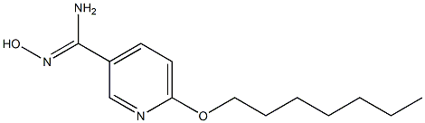 6-(heptyloxy)-N'-hydroxypyridine-3-carboximidamide 化学構造式