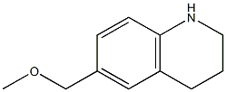 6-(methoxymethyl)-1,2,3,4-tetrahydroquinoline,,结构式