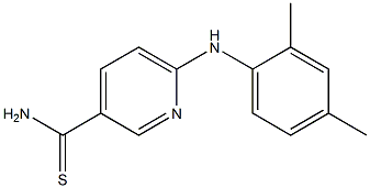 6-[(2,4-dimethylphenyl)amino]pyridine-3-carbothioamide