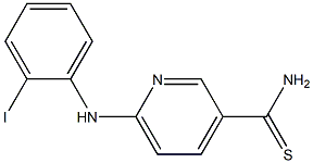 6-[(2-iodophenyl)amino]pyridine-3-carbothioamide