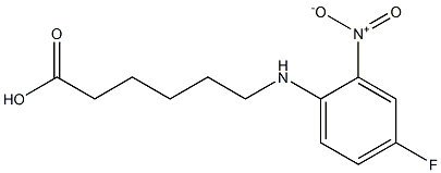  6-[(4-fluoro-2-nitrophenyl)amino]hexanoic acid