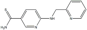 6-[(pyridin-2-ylmethyl)amino]pyridine-3-carbothioamide 结构式