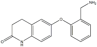 6-[2-(aminomethyl)phenoxy]-1,2,3,4-tetrahydroquinolin-2-one Structure