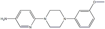 6-[4-(3-methoxyphenyl)piperazin-1-yl]pyridin-3-amine Structure