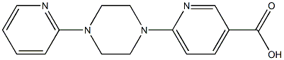 6-[4-(pyridin-2-yl)piperazin-1-yl]pyridine-3-carboxylic acid|