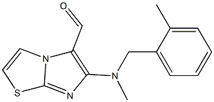 6-[methyl(2-methylbenzyl)amino]imidazo[2,1-b][1,3]thiazole-5-carbaldehyde