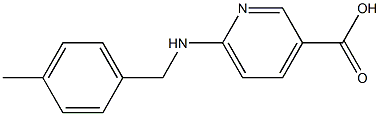 6-{[(4-methylphenyl)methyl]amino}pyridine-3-carboxylic acid