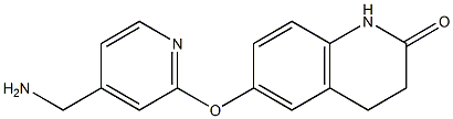 6-{[4-(aminomethyl)pyridin-2-yl]oxy}-3,4-dihydroquinolin-2(1H)-one Structure