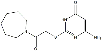 6-amino-2-{[2-(azepan-1-yl)-2-oxoethyl]sulfanyl}-3,4-dihydropyrimidin-4-one