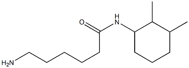 6-amino-N-(2,3-dimethylcyclohexyl)hexanamide,,结构式