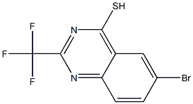 6-bromo-2-(trifluoromethyl)quinazoline-4-thiol Structure