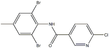 6-chloro-N-(2,6-dibromo-4-methylphenyl)pyridine-3-carboxamide