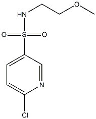 6-chloro-N-(2-methoxyethyl)pyridine-3-sulfonamide