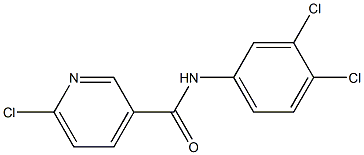 6-chloro-N-(3,4-dichlorophenyl)pyridine-3-carboxamide