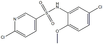 6-chloro-N-(5-chloro-2-methoxyphenyl)pyridine-3-sulfonamide