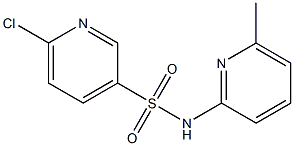 6-chloro-N-(6-methylpyridin-2-yl)pyridine-3-sulfonamide