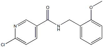 6-chloro-N-[(2-methoxyphenyl)methyl]pyridine-3-carboxamide